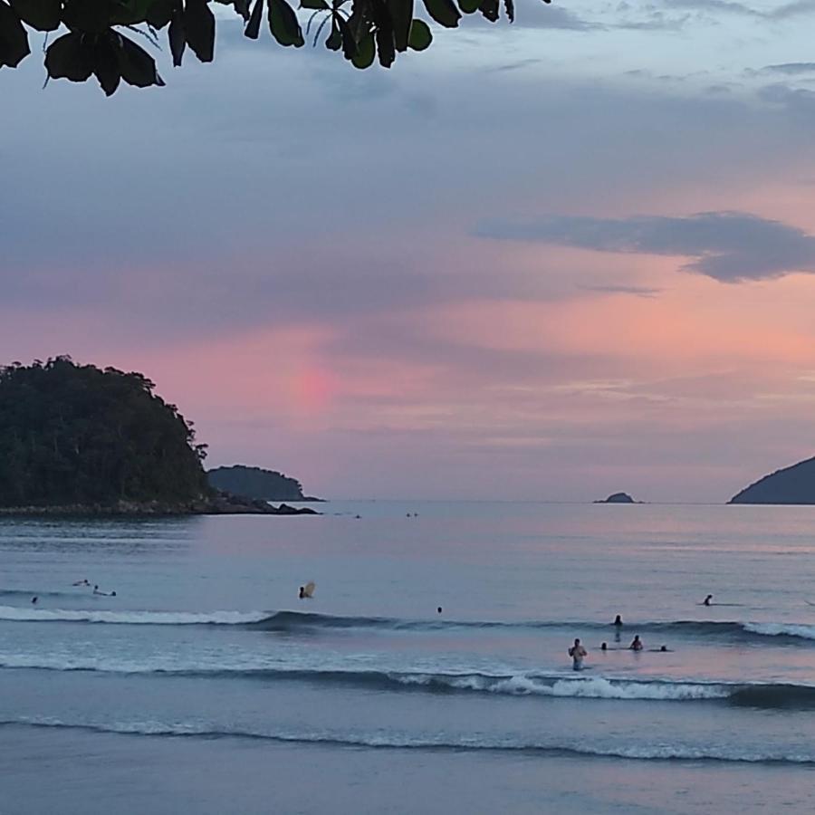 Pe Na Areia Sape Hotel Ubatuba Kültér fotó